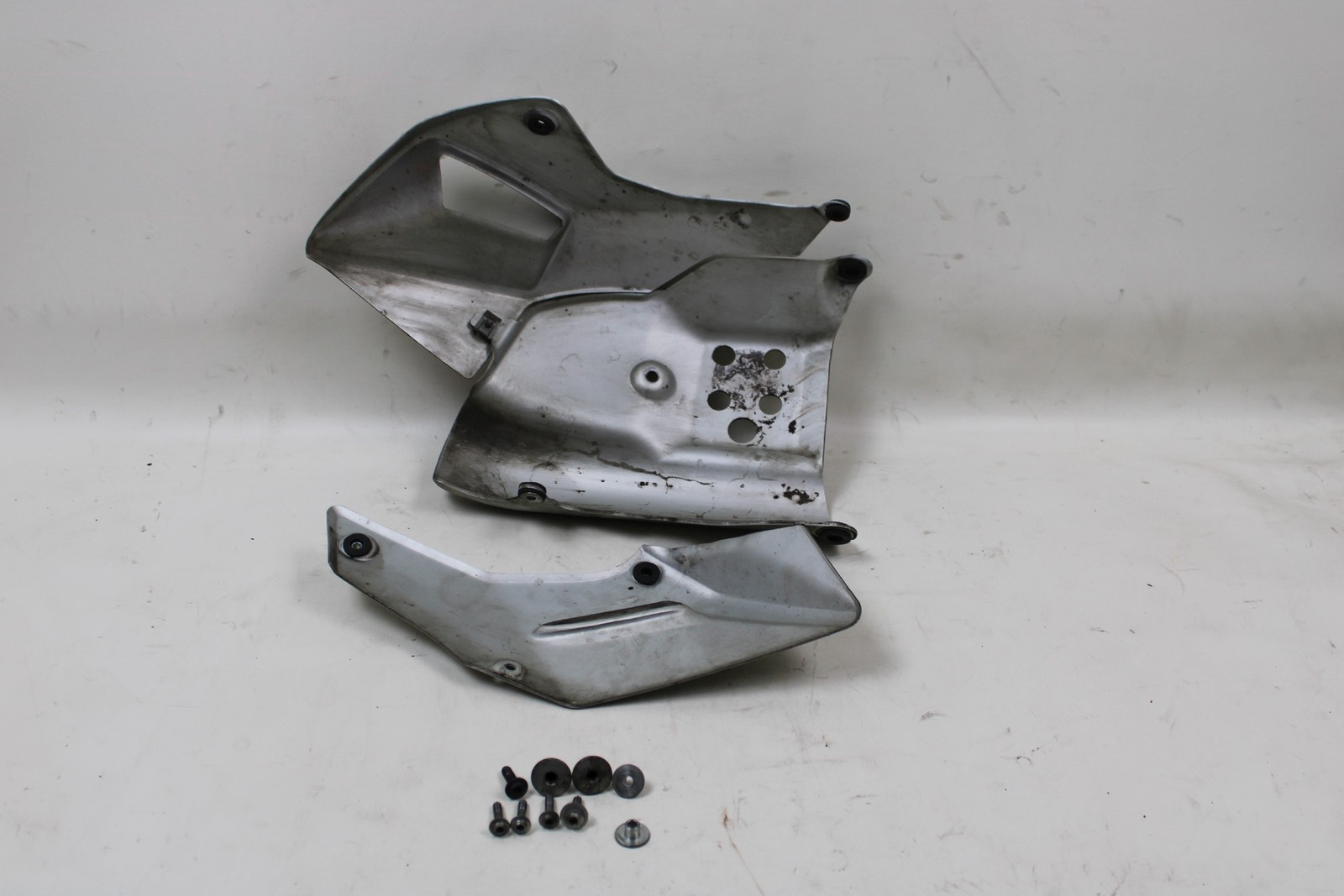 Ducati Multistrada 1200 13-14 OEM Left Right Center Skid Plate Engine Guard