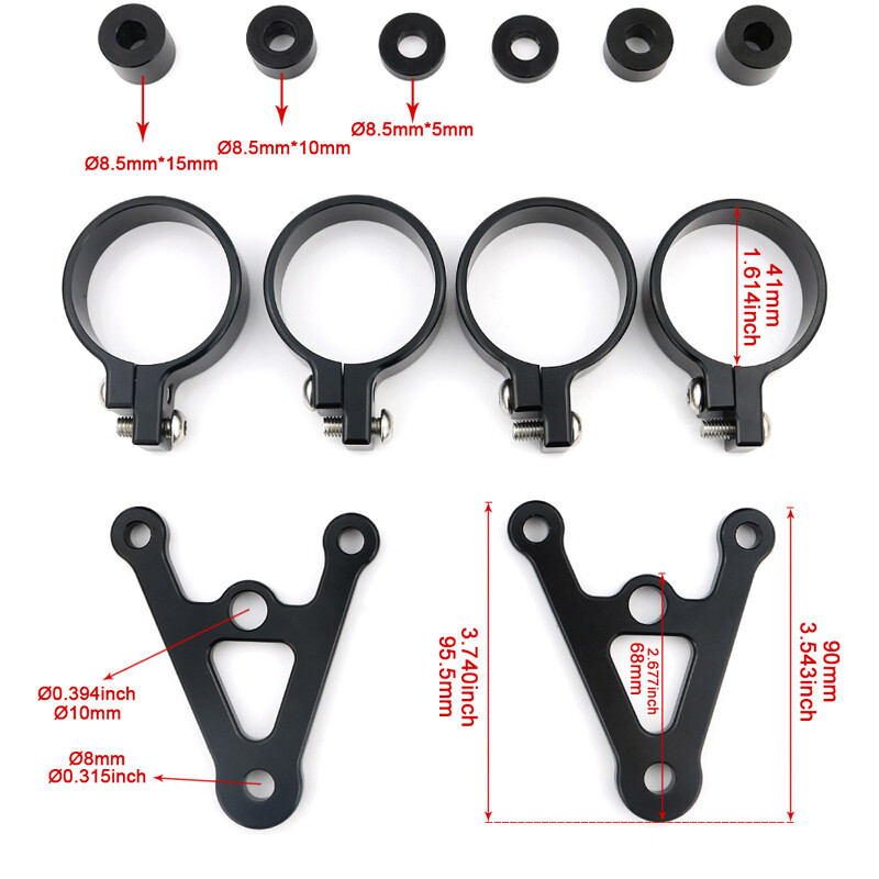 Headlight Brackets Front Fork Mount Aftermarket Fit For Yamaha MT 09 13-20