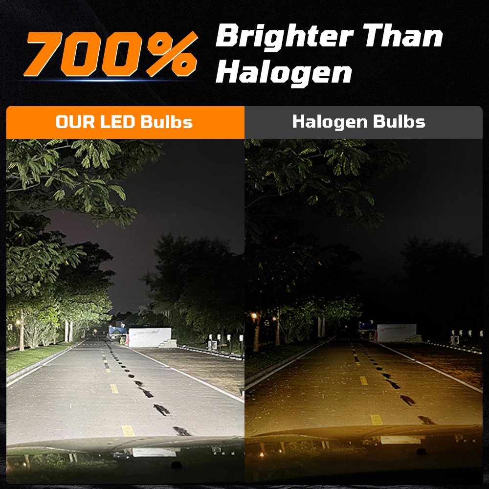 Bright 6500K LED headlight bulb 55W New for Kawasaki Z125 Pro 2017-2026