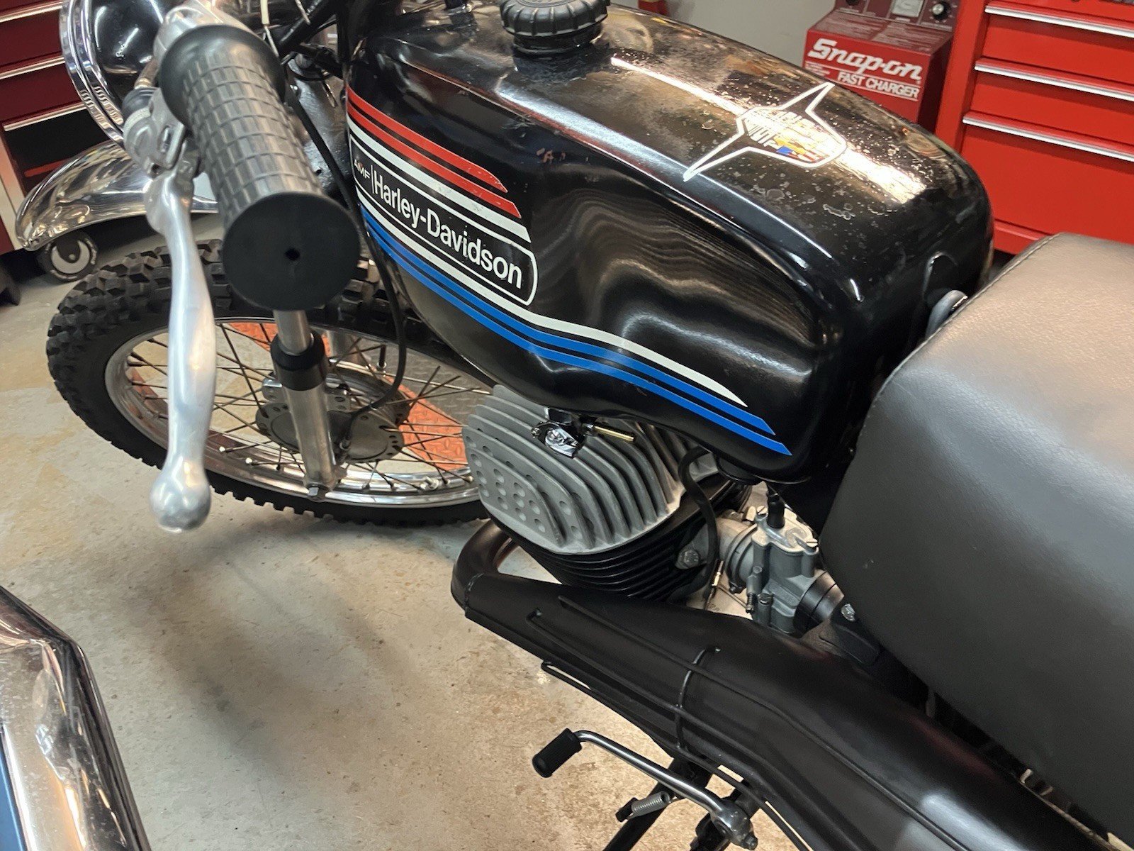 1974 Aermacchi Harley Davidson SR100 BAJA mechanical resto w/125cc conversion