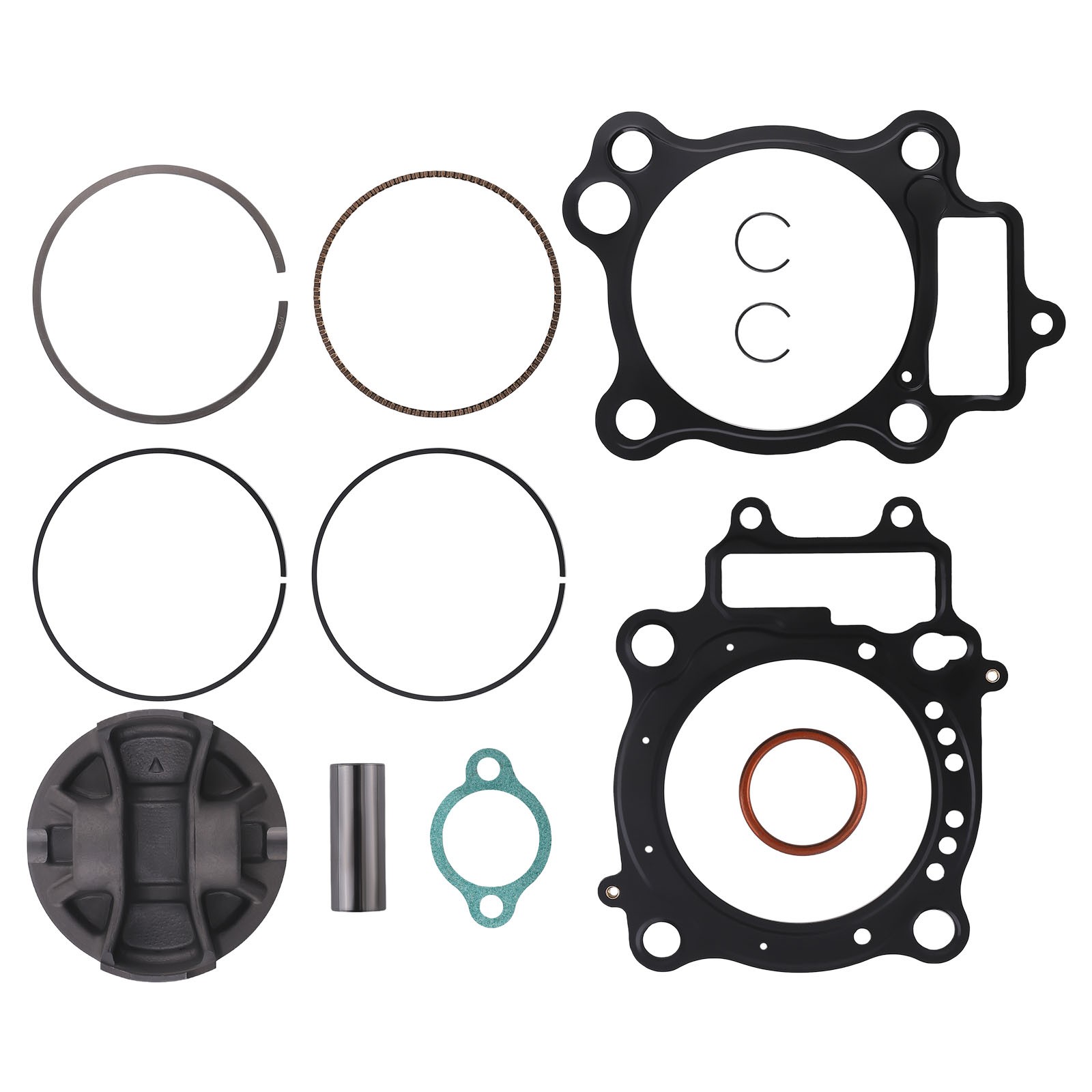 78mm Bore Cylinder Piston Top End Kit For Honda CRF250R 04-09 12100-KRN-670