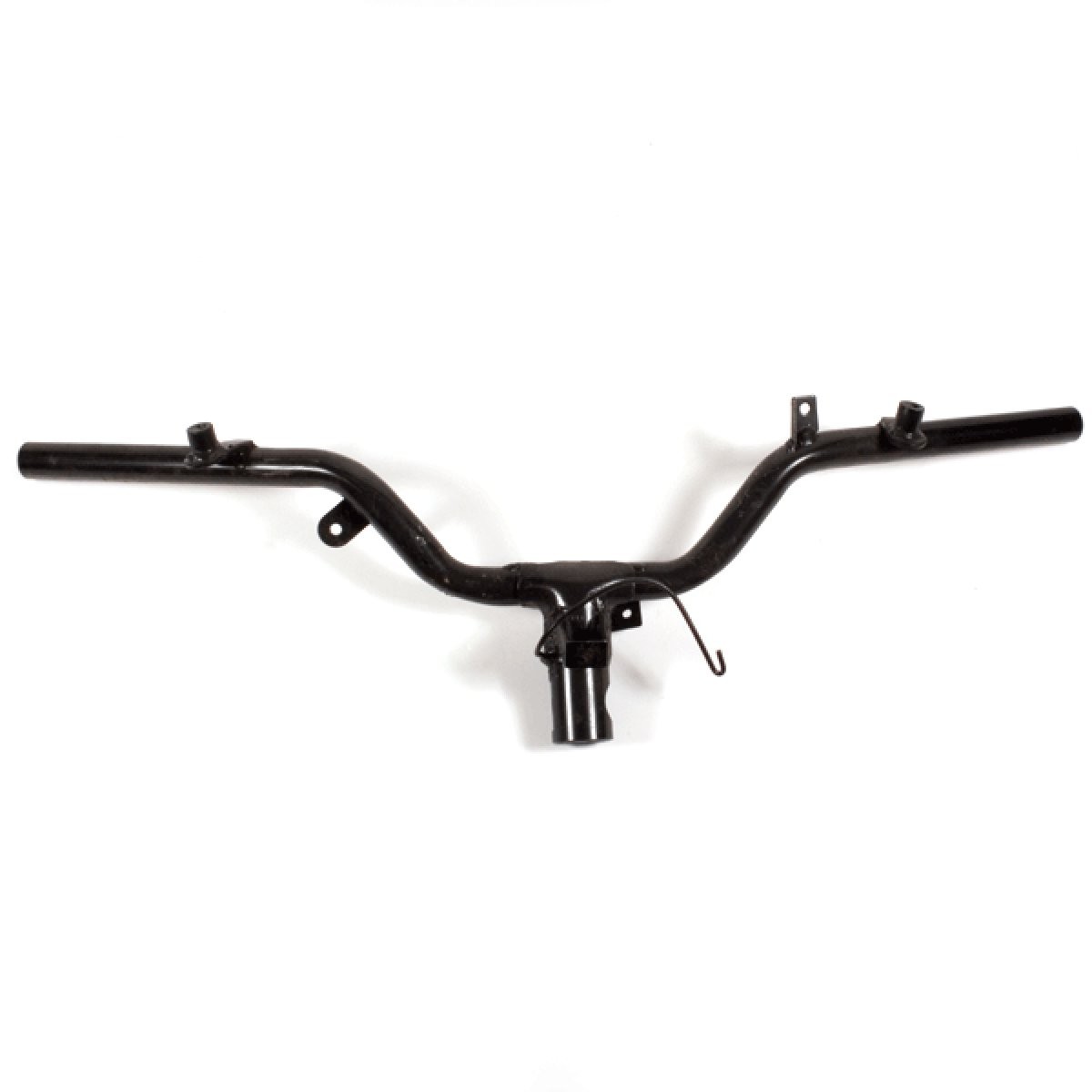 Handlebar Side to Side Bolt Fixing Black Steel Painted Easy Installation Scooter