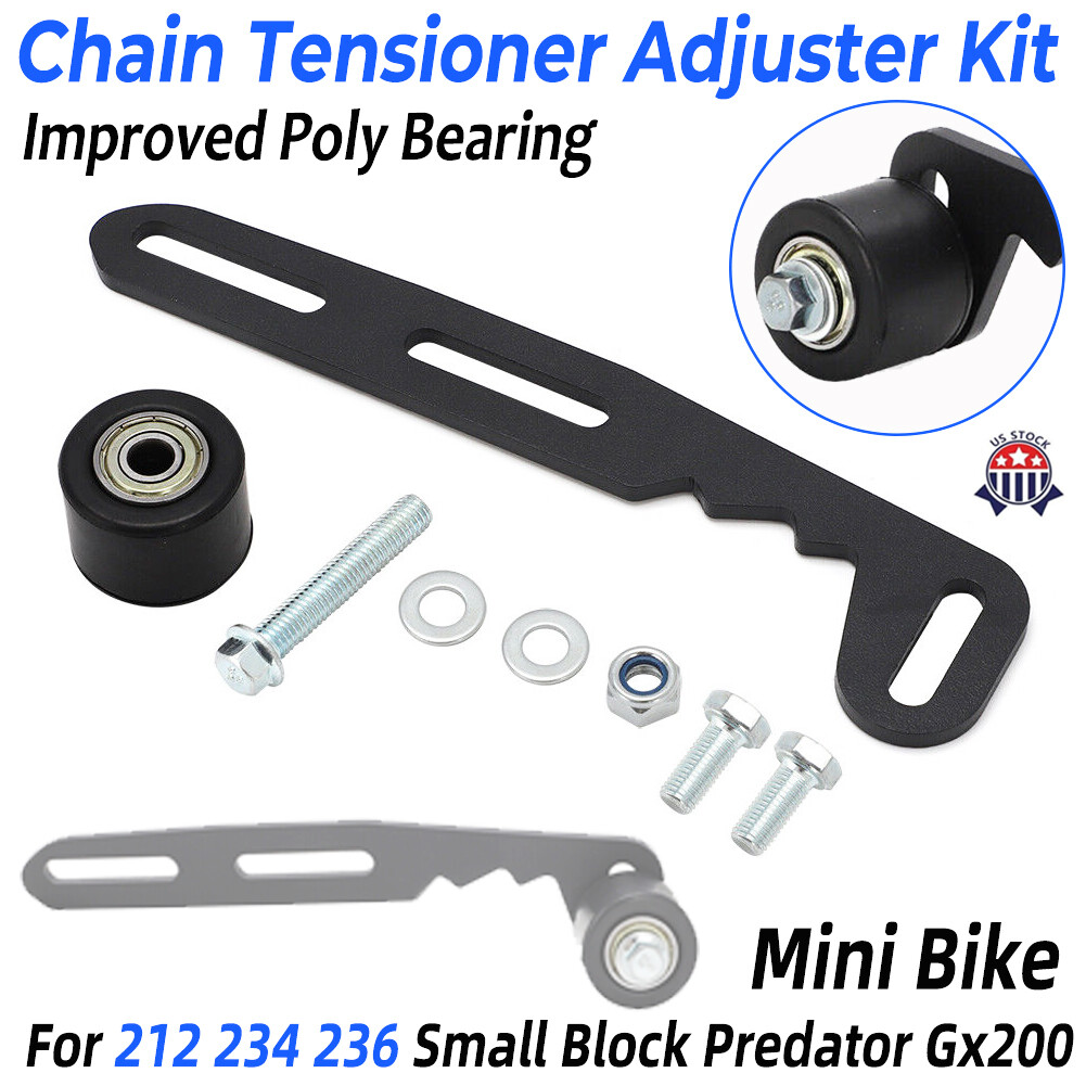 For 212 224 236 Small Block Predator Gx200 MiniBike Chain Tensioner Adjuster US