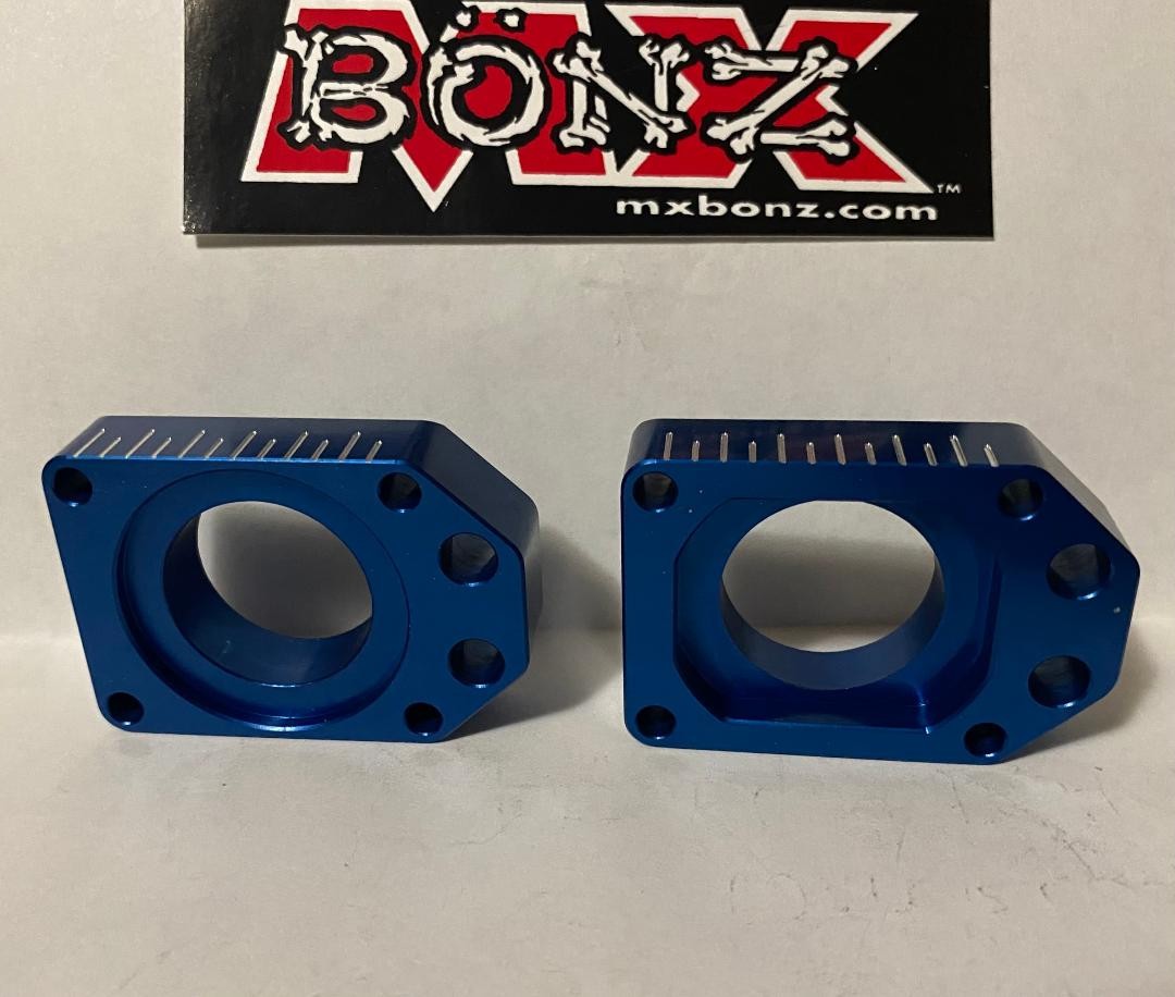 YAMAHA YZ 250F 2009-2026 REAR WHEEL MX BONZ AXLE BLOCKS CHAIN ADJUSTERS YZ250F