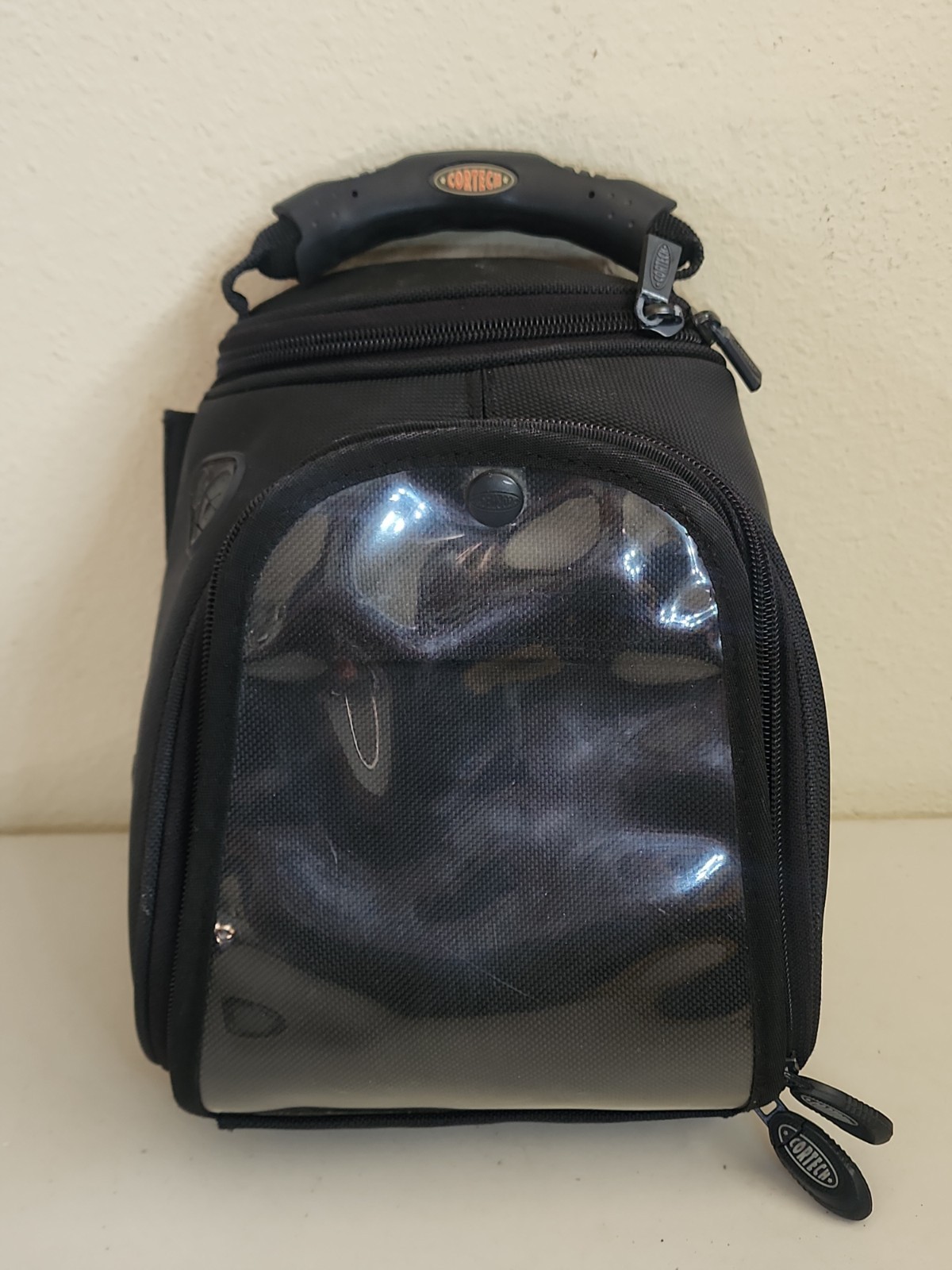 Cortech Motorcycle Tank Bag Super 14L Black Magnetic Travel