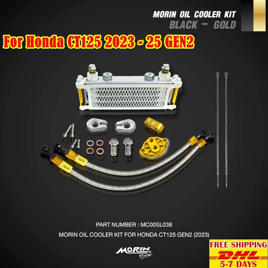 G10 RADIATOR OIL COOLER MORIN ENGINE MOUNTING HONDA Ct125 2023 – 25 Gen2 Gold