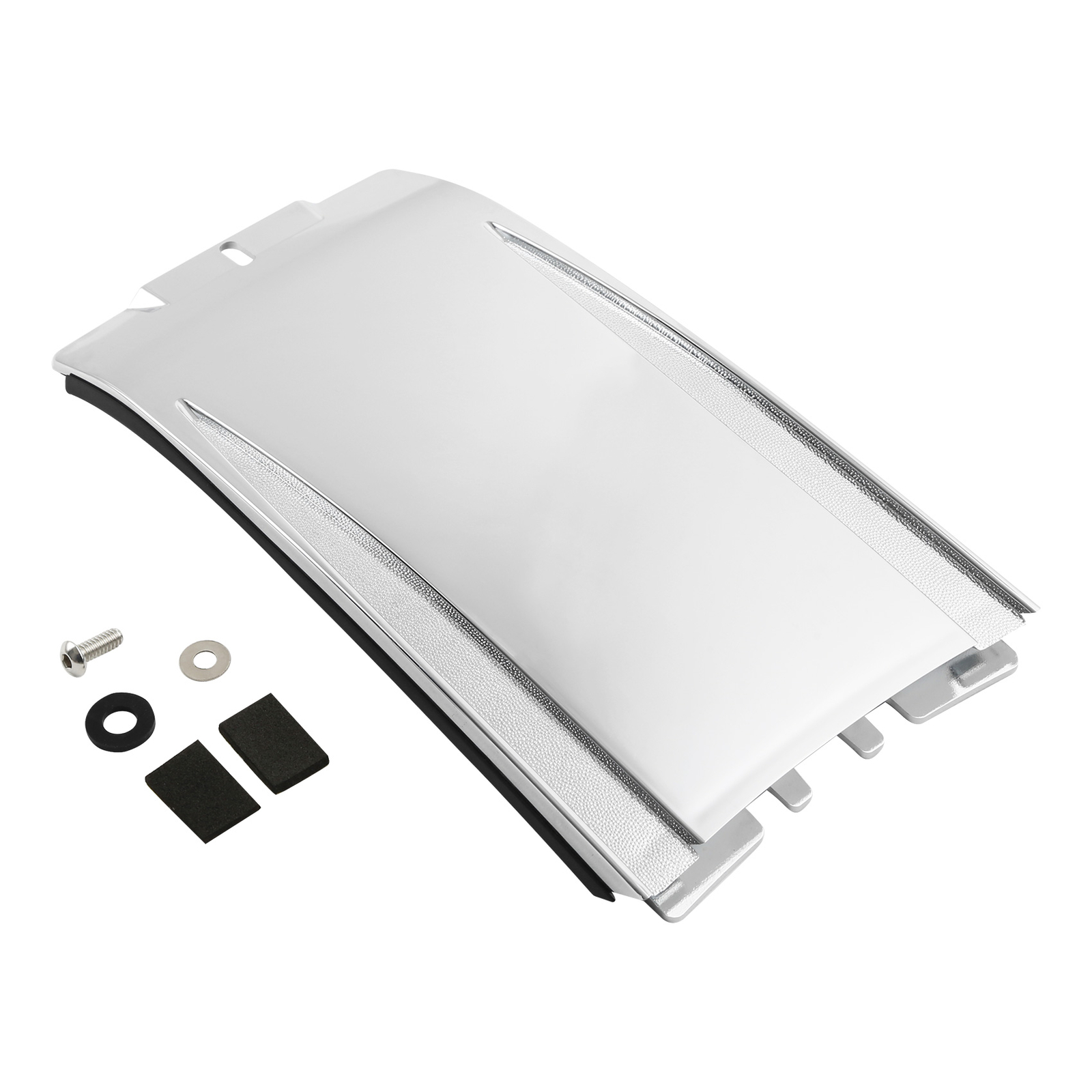 Chrome ABS Dash Panel Insert Cover Kit Fit For Harley Softail FXST Fat Boy 00-17