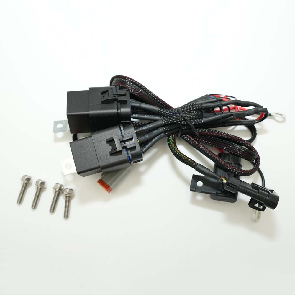 LED Dual Headlight Amber DRL,white Hi/Low beam For Harley Road Glide 2015-2023