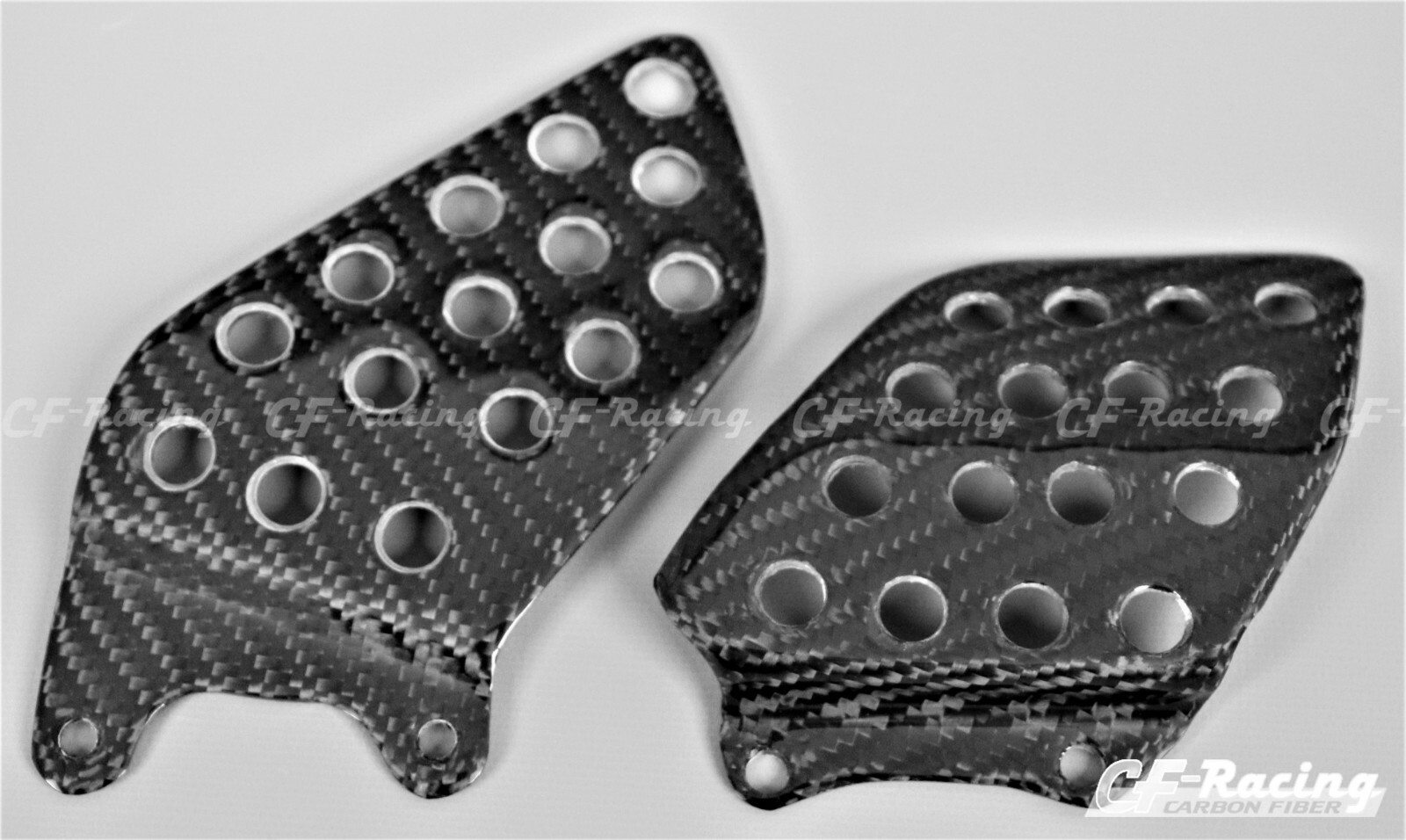 2004-2007 Honda CBR1000RR Heel Plates – 100% Carbon Fiber