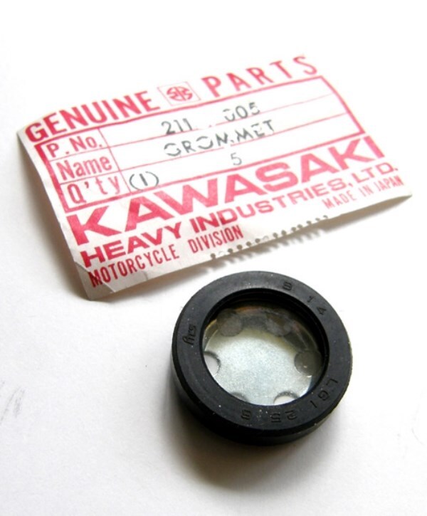 Kawasaki Oil Level lense Gauge z1 kz1000 kz900 kz650 window gauge clutch cover