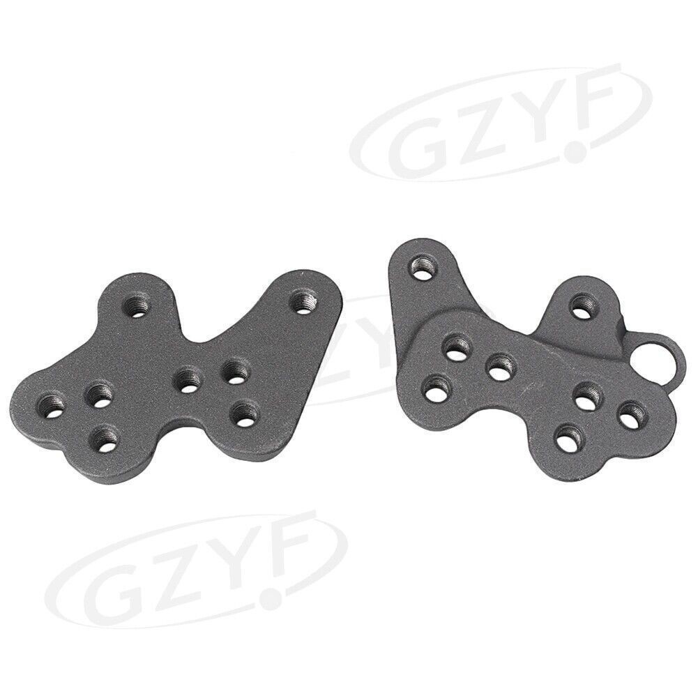Front Footpegs Footrests Bracket Kit Fit Suzuki GSXR1000 2005-2010 Driver Rider