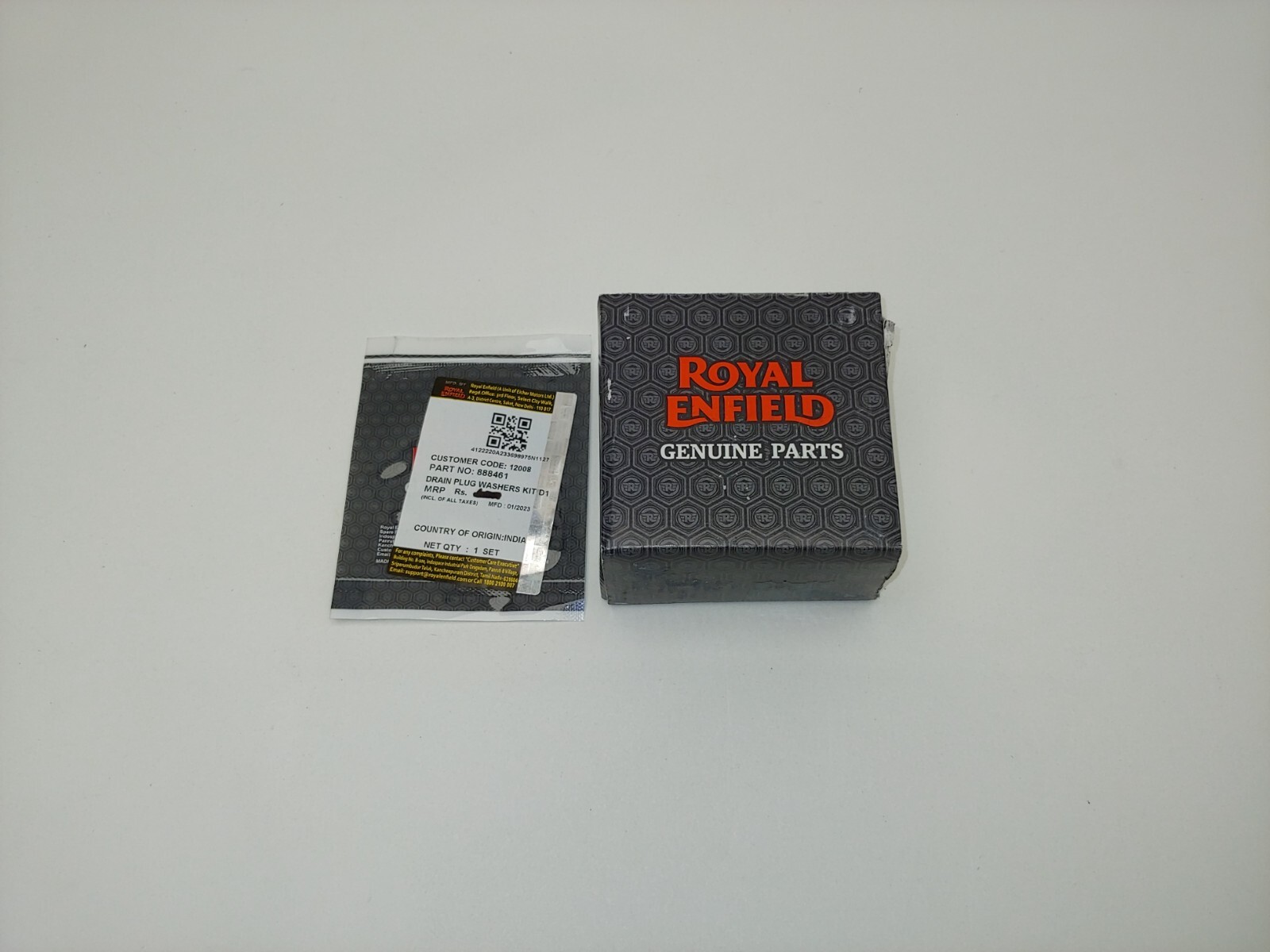 Royal Enfield OEM Himalayan & Scram 411 Oil Filter, Seal, Crush Washers Set Box