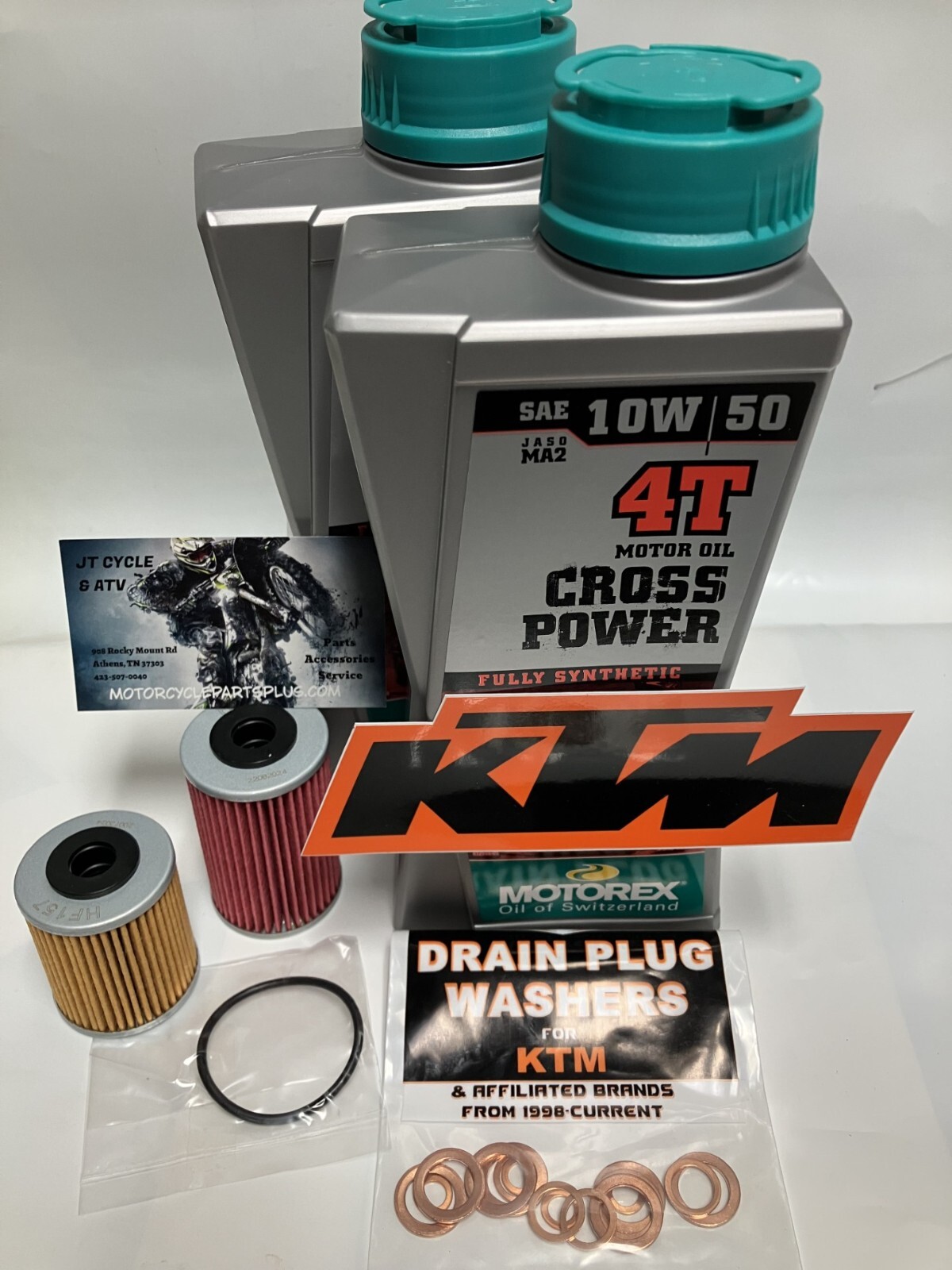 MOTOREX Oil Change Kit for KTM 400 450 520 525 560 625 660 690 EXC SX MXC XCW