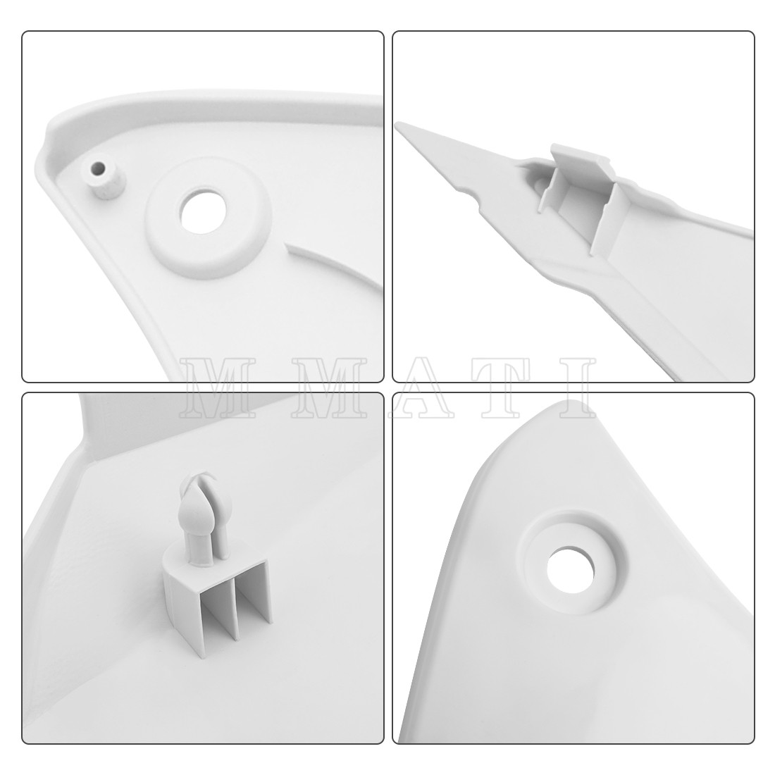 Pair Side Cover Number Plate For Honda CRF150F CRF230F 2003-2014 Left and Right