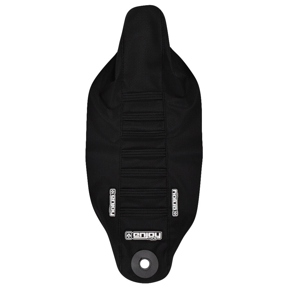 2022-2025 Yamaha YZ 125/250 Seat Cover By Enjoy MFG ALL BLACK BLACK RIBS #311