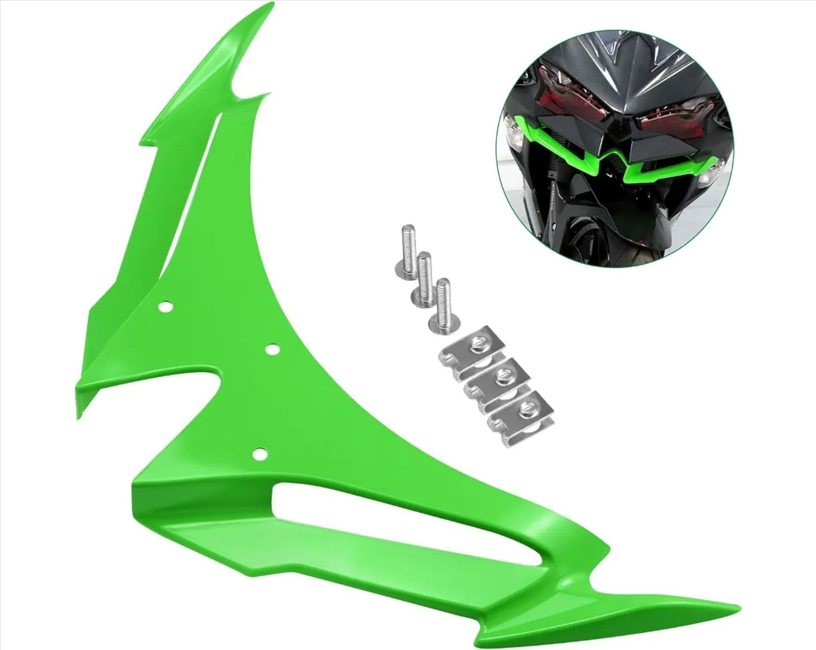 for Kawasaki Ninja 500 SE ABS Z500 Ninja500 Motorcycle Front Fairing Winglet Aer