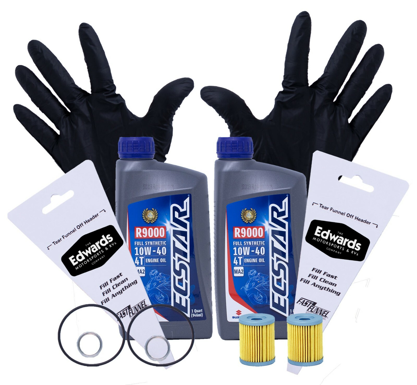 2003 – 2021 Suzuki DR-Z125 Off-Road Motorcycle (Full Synthetic) Oil Change Kit