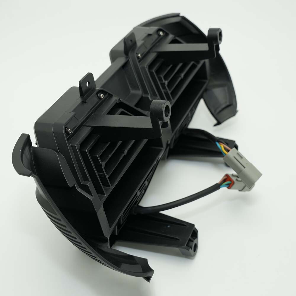 LED Dual Headlight Amber DRL,white Hi/Low beam For Harley Road Glide 2015-2023