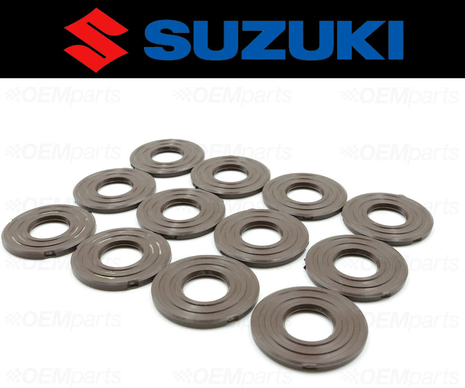 Set of (12) Valve Cover Bolt Seal Washer Suzuki (See Fitment Chart) 09161-11008