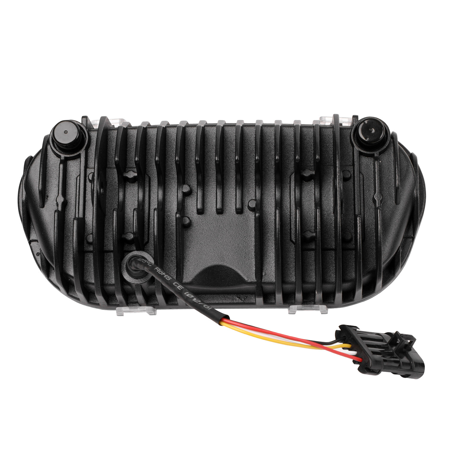 New DOT LED Halo Headlight Projector Hi/Lo Beam DRL For Harley Fat Bob 2008-2019