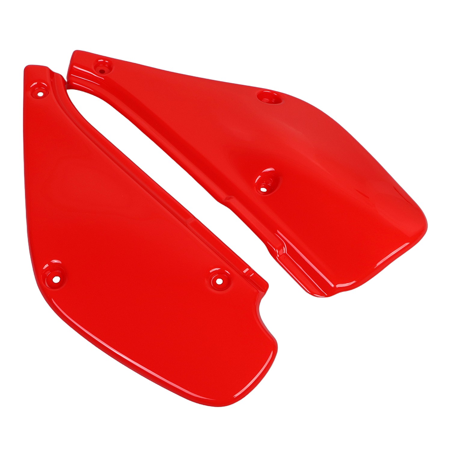 Red Plastic Left Right Side Cover Panels Plate For Honda XR80R XR100R 1988-2000