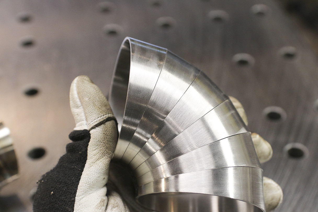 1 3/4″ 1.75″ Tigtonic 15° Pie Cuts 304 Stainless 90° Bend Total (6 Pack)