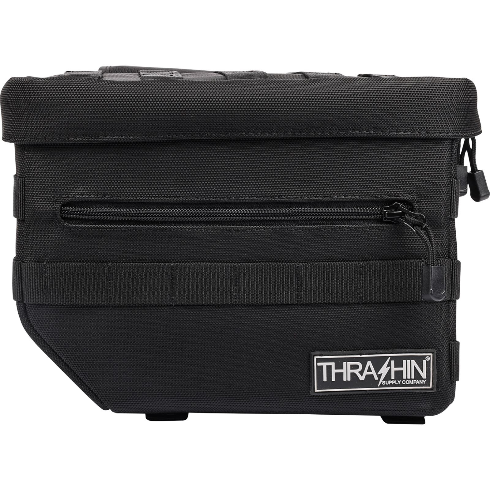 Thrashin Supply Company Essential Saddlebags – Black TSB-0006
