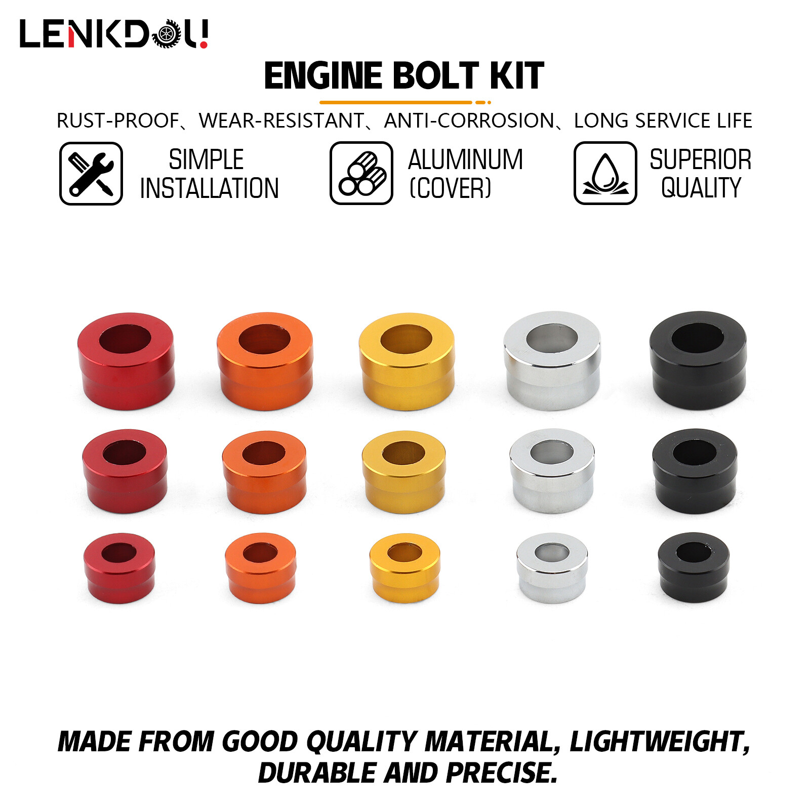 Head Cap Engine Bolt Covers Kit For Harley M8 Twin Cam EVO Sportster Touring