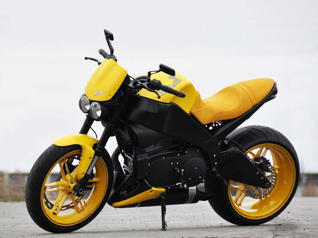 Black For Buell XB9S Lightning Rectangular US Motorcycle Rear View Side Mirrors