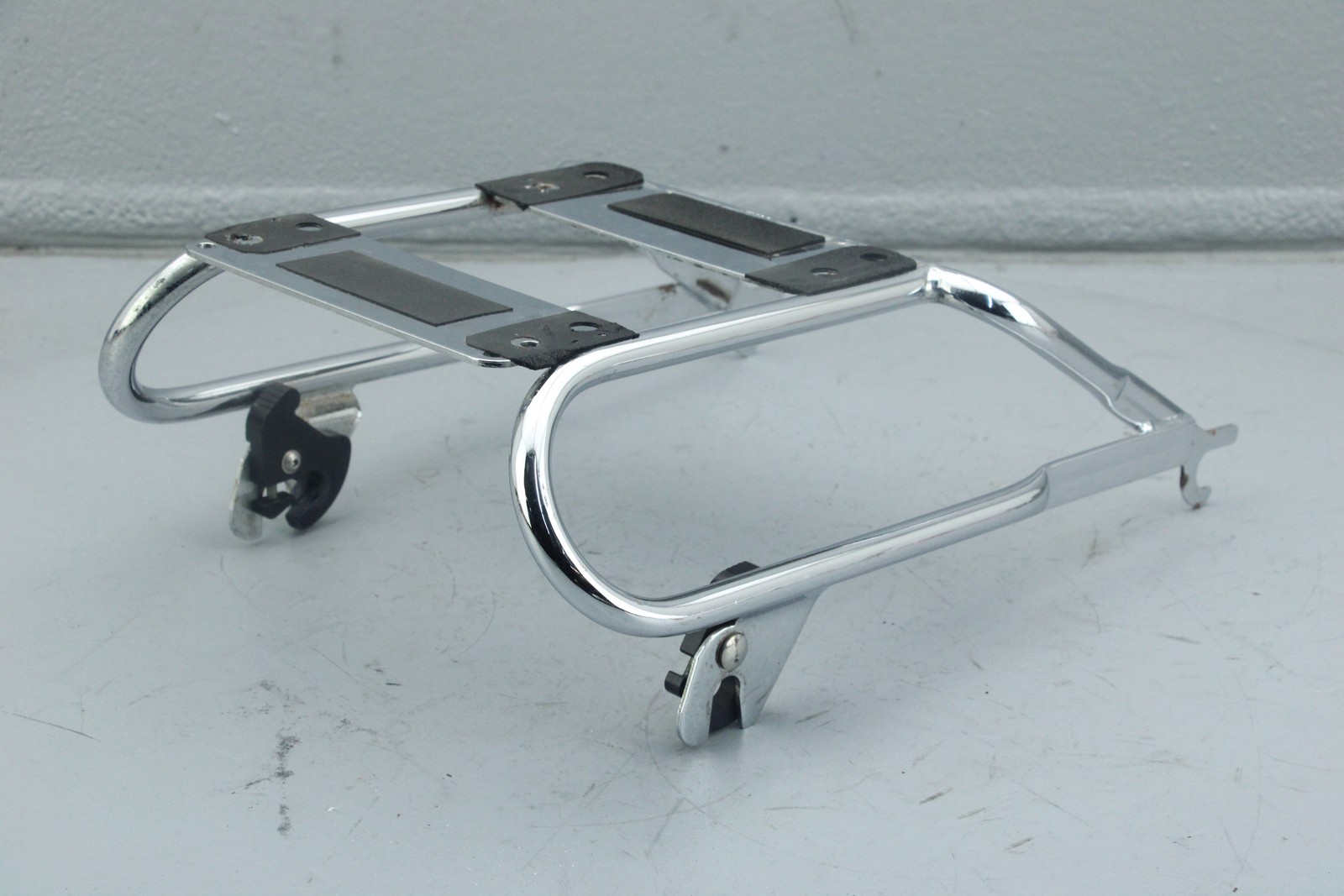 2006 Harley Road King Trunk Tour Pak Mount Bracket Kit DETACHABLE CHROME #4096