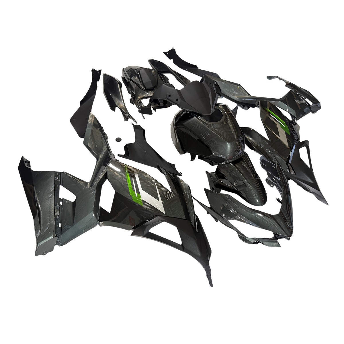 ABS Iron Gray Green Bodywork for Ninja 400 Kawasaki 2018 – 2023 20 21 Body Kit