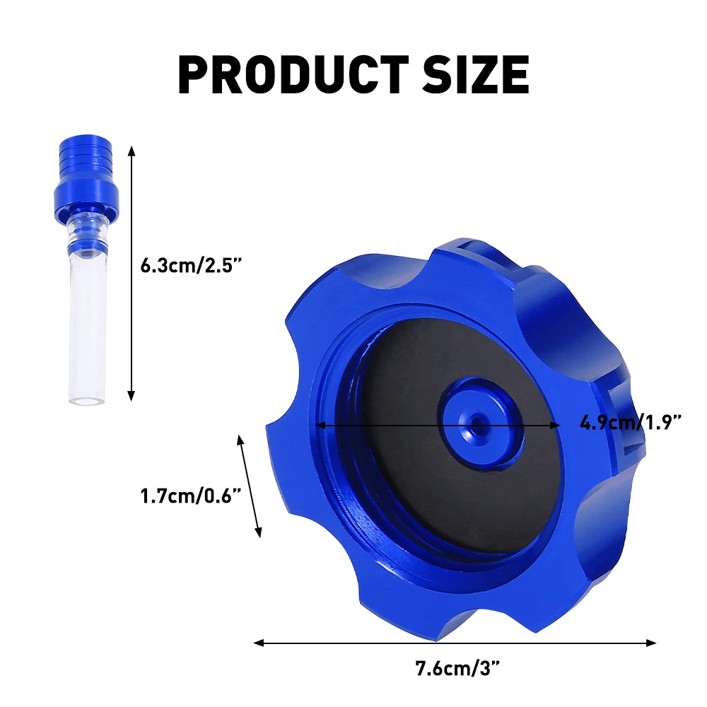 Fuel Gas Tank Cap Vent Air Valve Breather Tube Pit Dirt Bike Motorcycle ATV USA