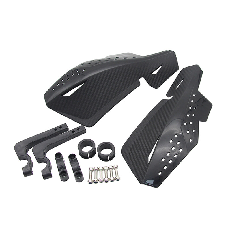 7/8in 22mm Motorcycle Hand Guard Handguard Shield Plastic Metal Protector Cover