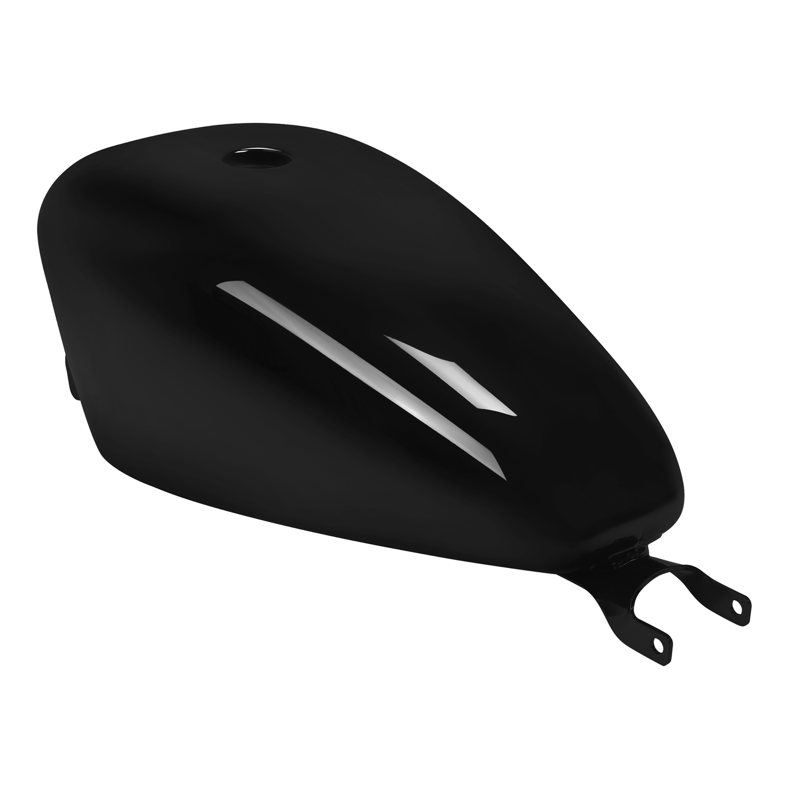 Black 3.7gal Fuel Gas Tank Fit For Harley Sportster XL 883 1200 2007-2022