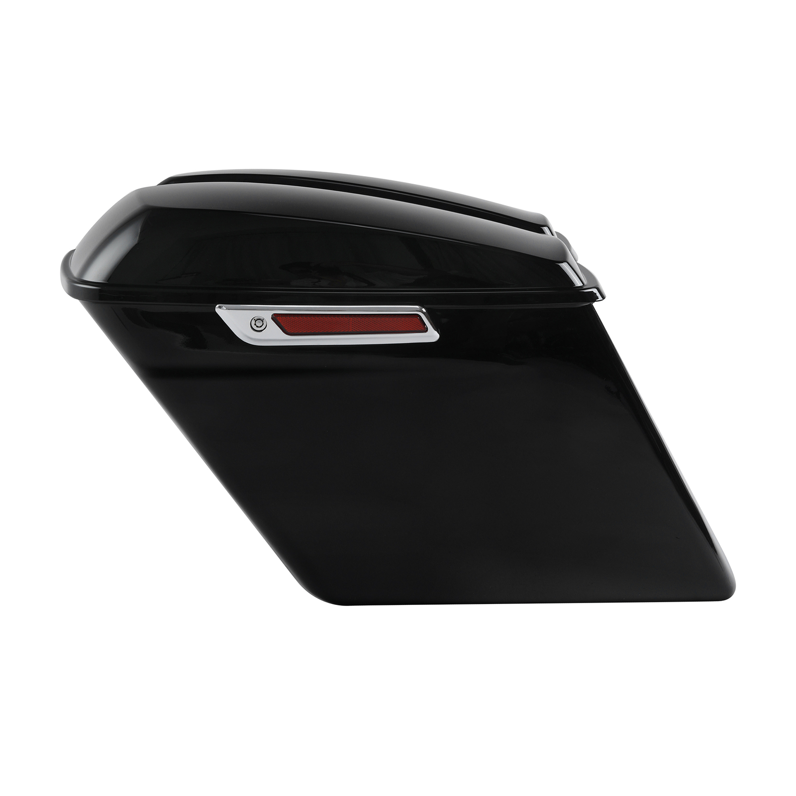 Vivid Black 5″ Stretched Hard Saddlebags Fit For Harley Touring 14-23