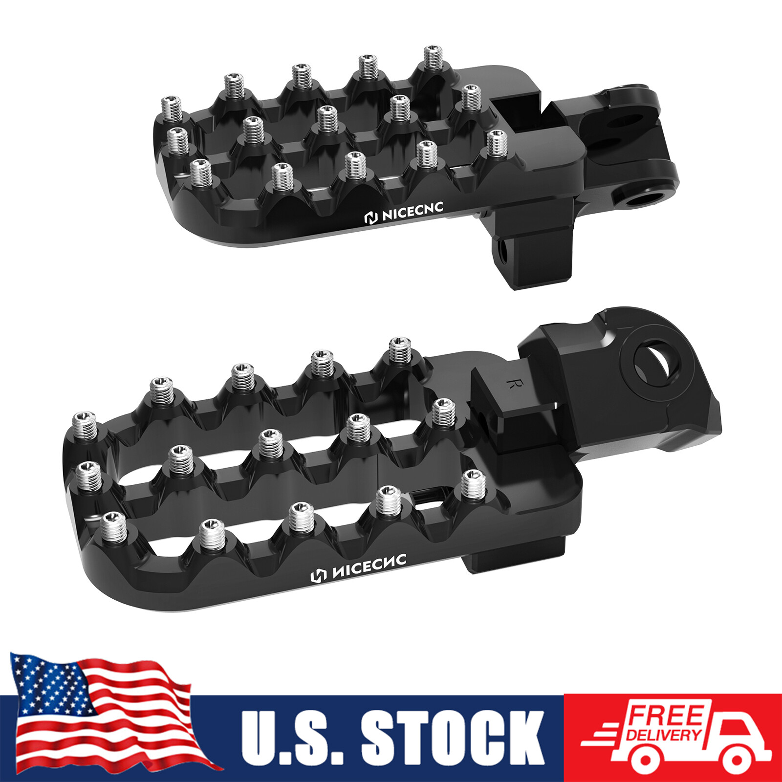 Anodized Adjustable Wider Footpeg For KTM 950 990 Adventure /Supermoto 2002-2014