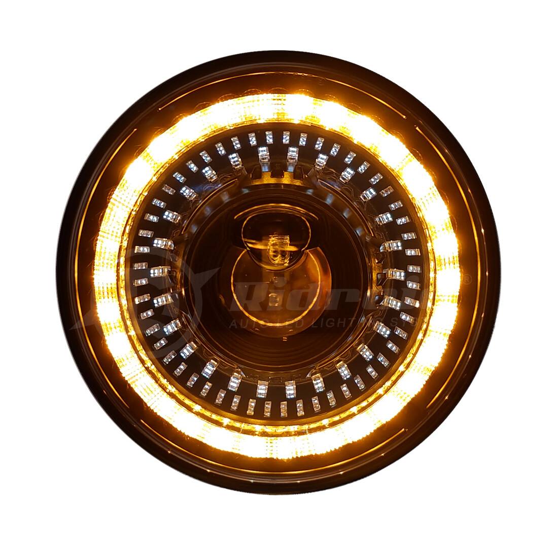 7″ INCH LED Headlight Halo DRL For Harley Davidson Street Glide FLHX Road King