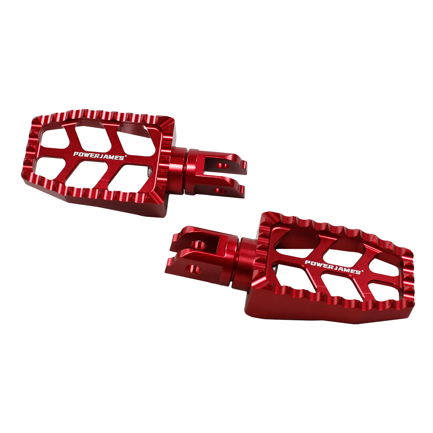 Red Rider Foot Pegs Footrest for Harley Softail Standard Street Bob Low Rider S
