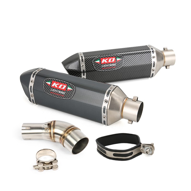 For Yamaha FZ03 YZF R25 YZF R3 2014-2023 Slip On Exhaust System Muffler Pipes