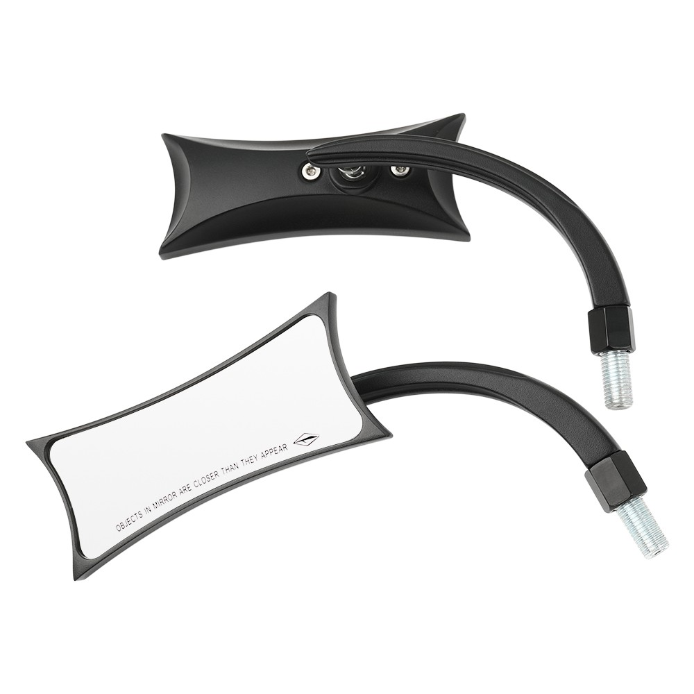 Motorcycle Rearview Side Mirrors Black For Indian Chief Chieftain Classic