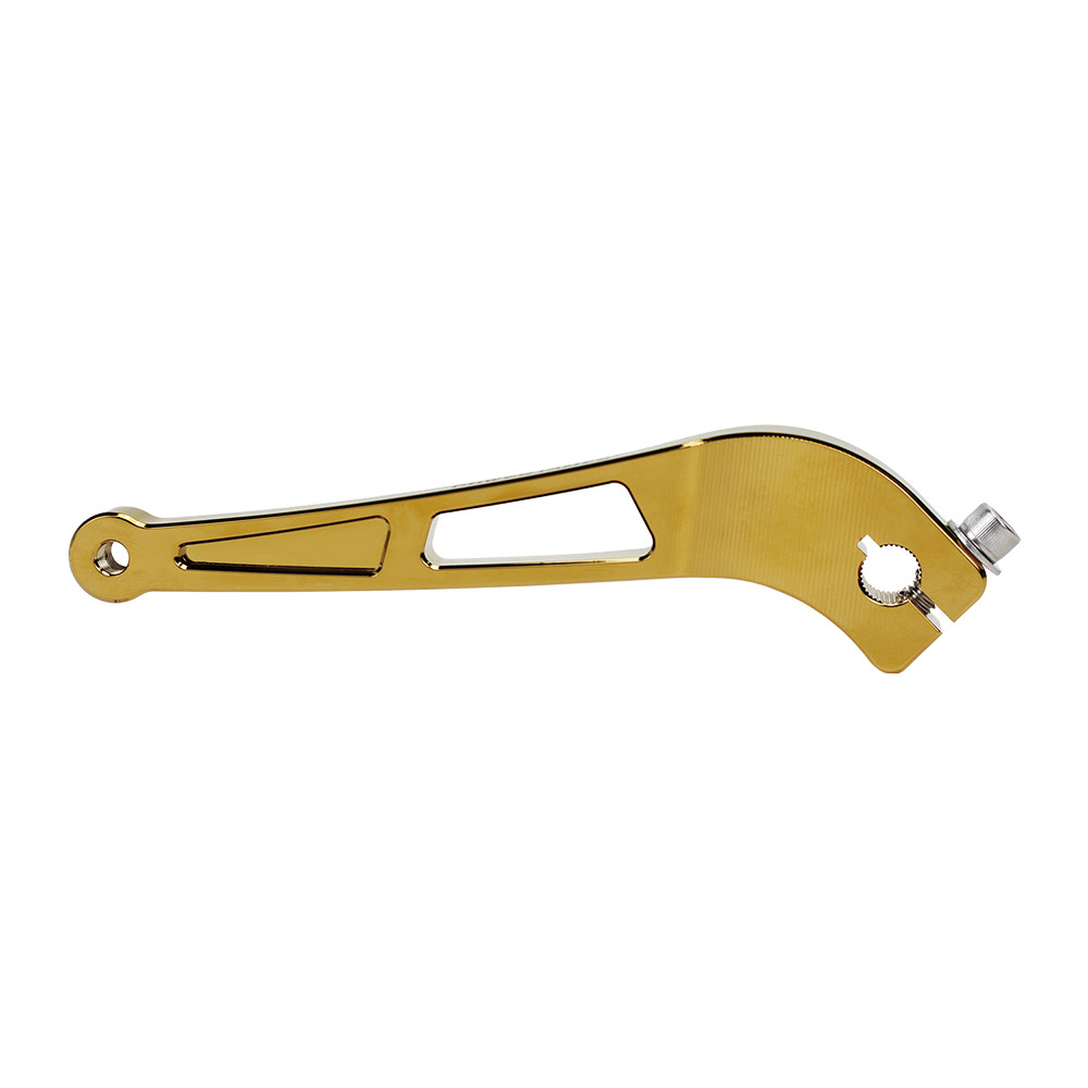 Front Left Gold Slim Shift Shifter Lever for Harley Dyna FXDB FXDWG FXDF FXD FLD