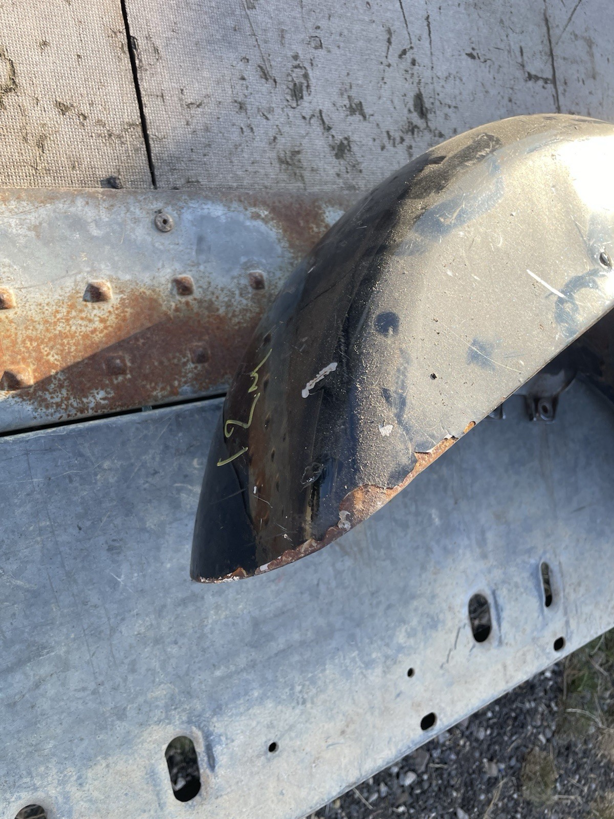 Harley Davidson Big Twin Front Mudguard FL FLH Etc Original As Shown
