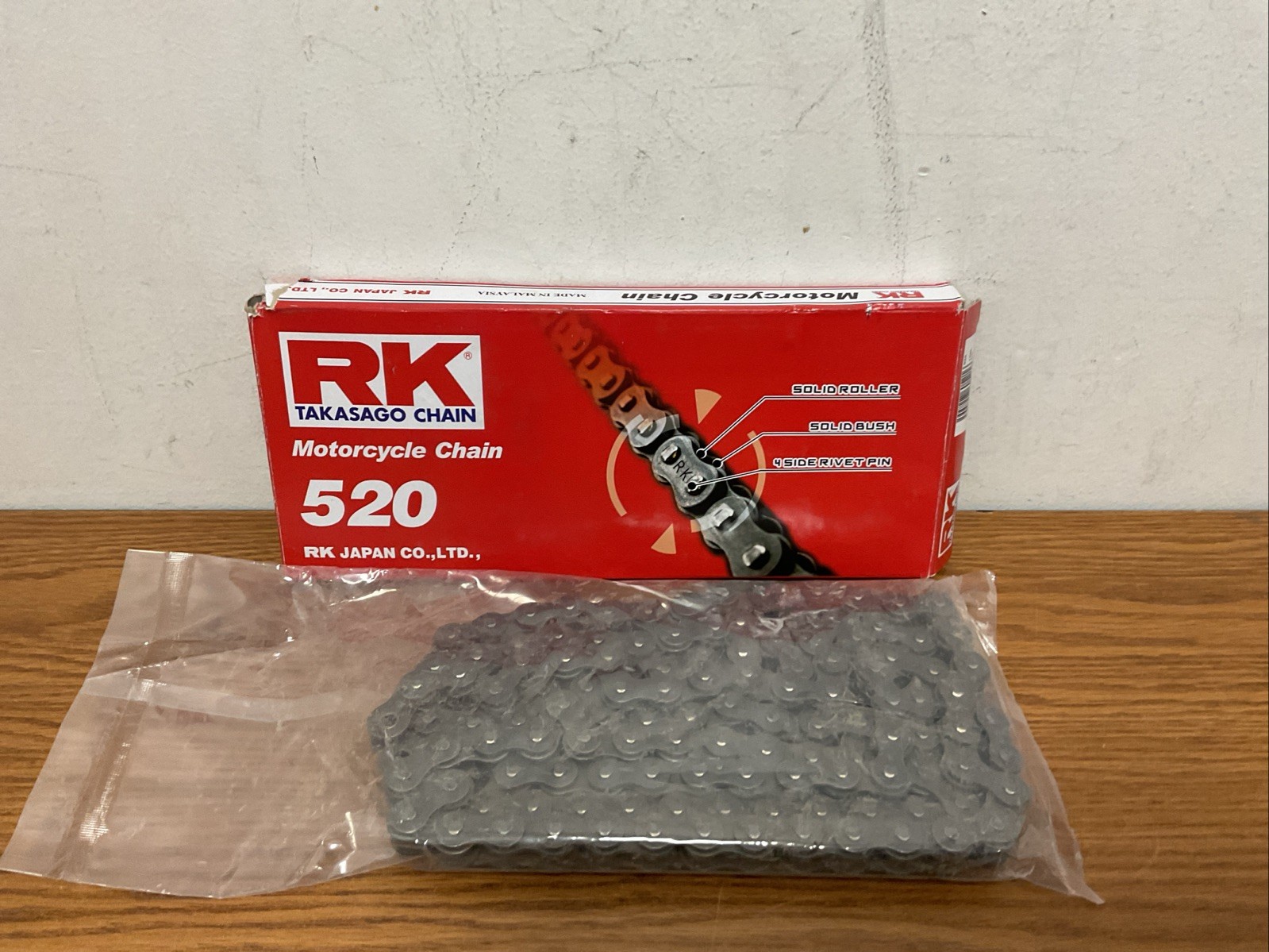 RK M520 Standard Chain – 120 Links – Natural