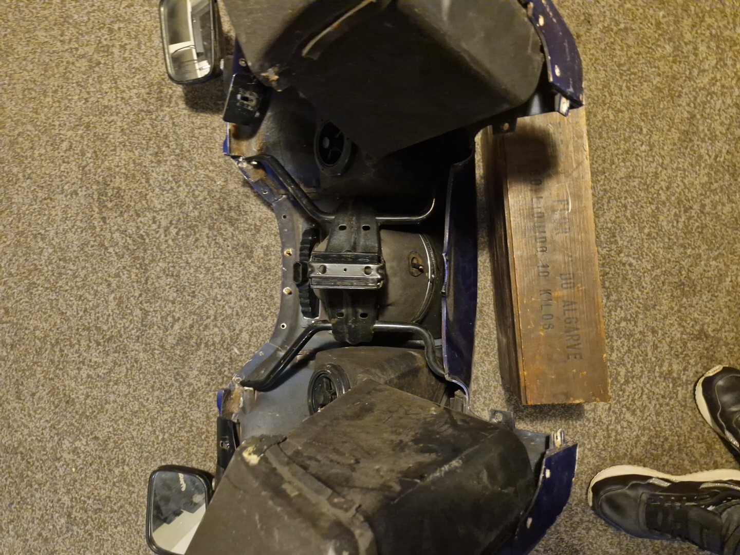 BMW R100 RT Front Full Fairing Set Up Genuine