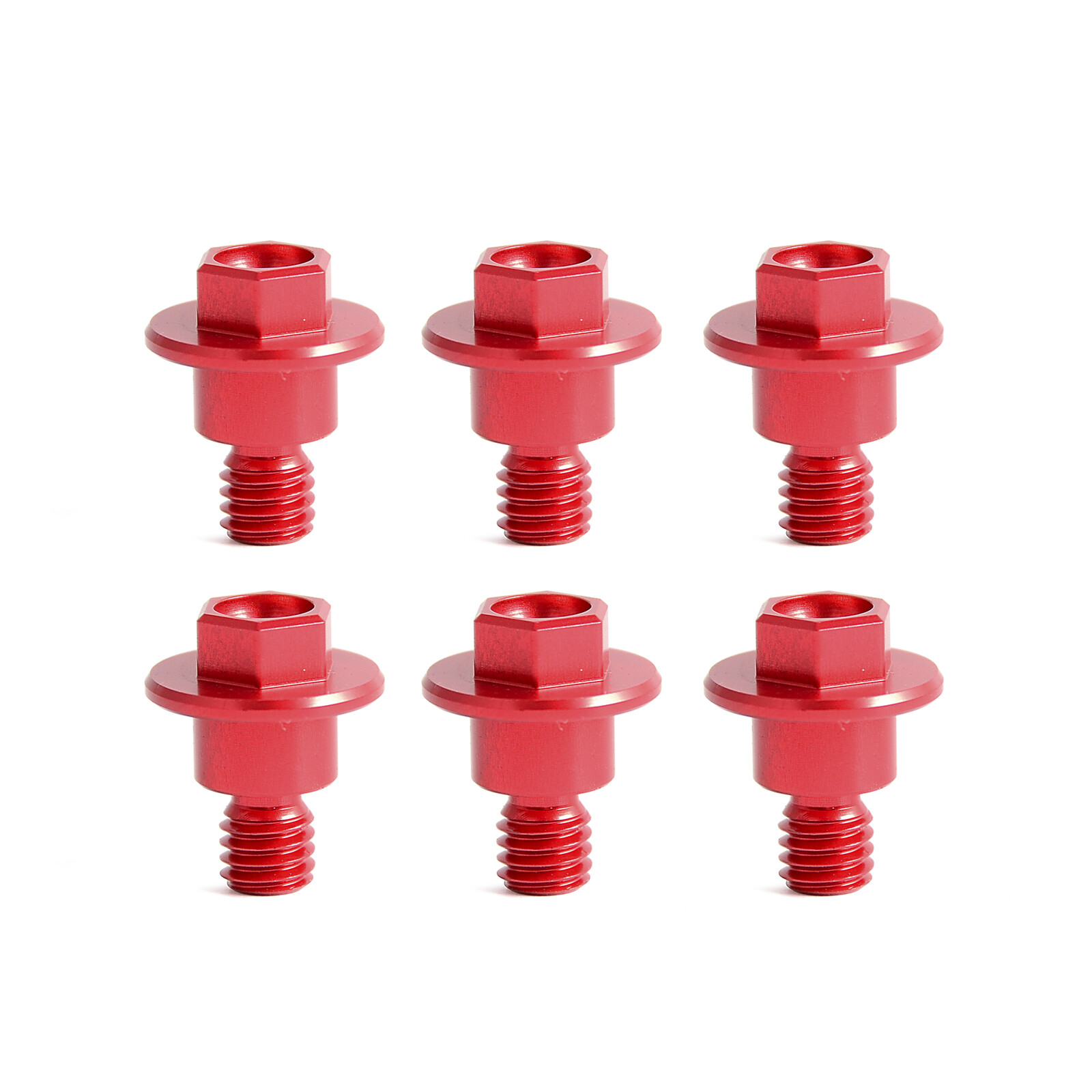 6PCS Front Fork Guard Bolts Screws For Honda CRF150R 2007-2022 CRF150L 2018 Red