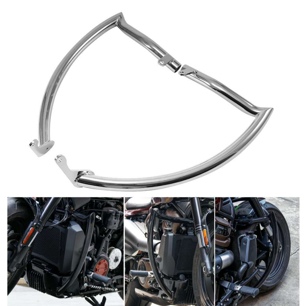 Chrome Steel Engine Crash Bar Bumper Guard For Harley Sportster S 1250 RH1250S