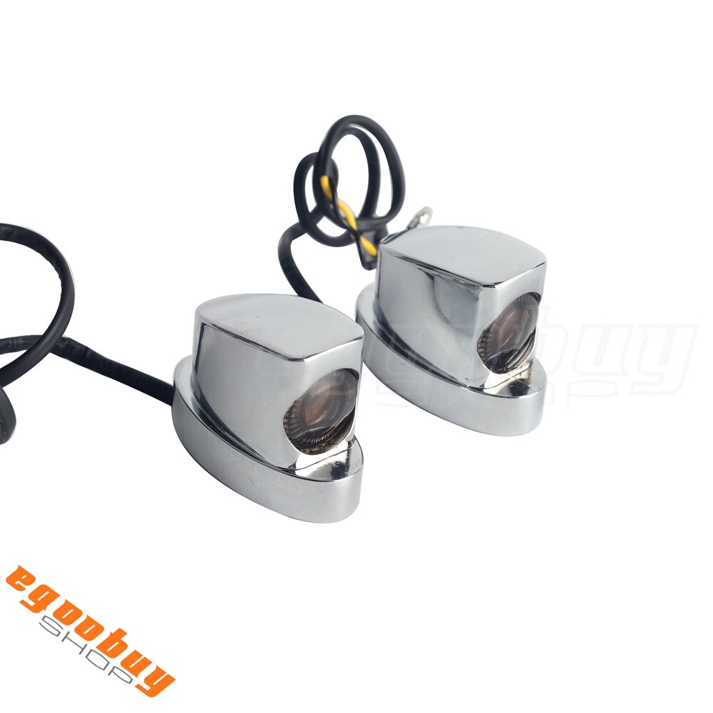 1 Pair Steel Fender Struts LED Turn Signals Universal Fit Most Dirt/ Street Bike