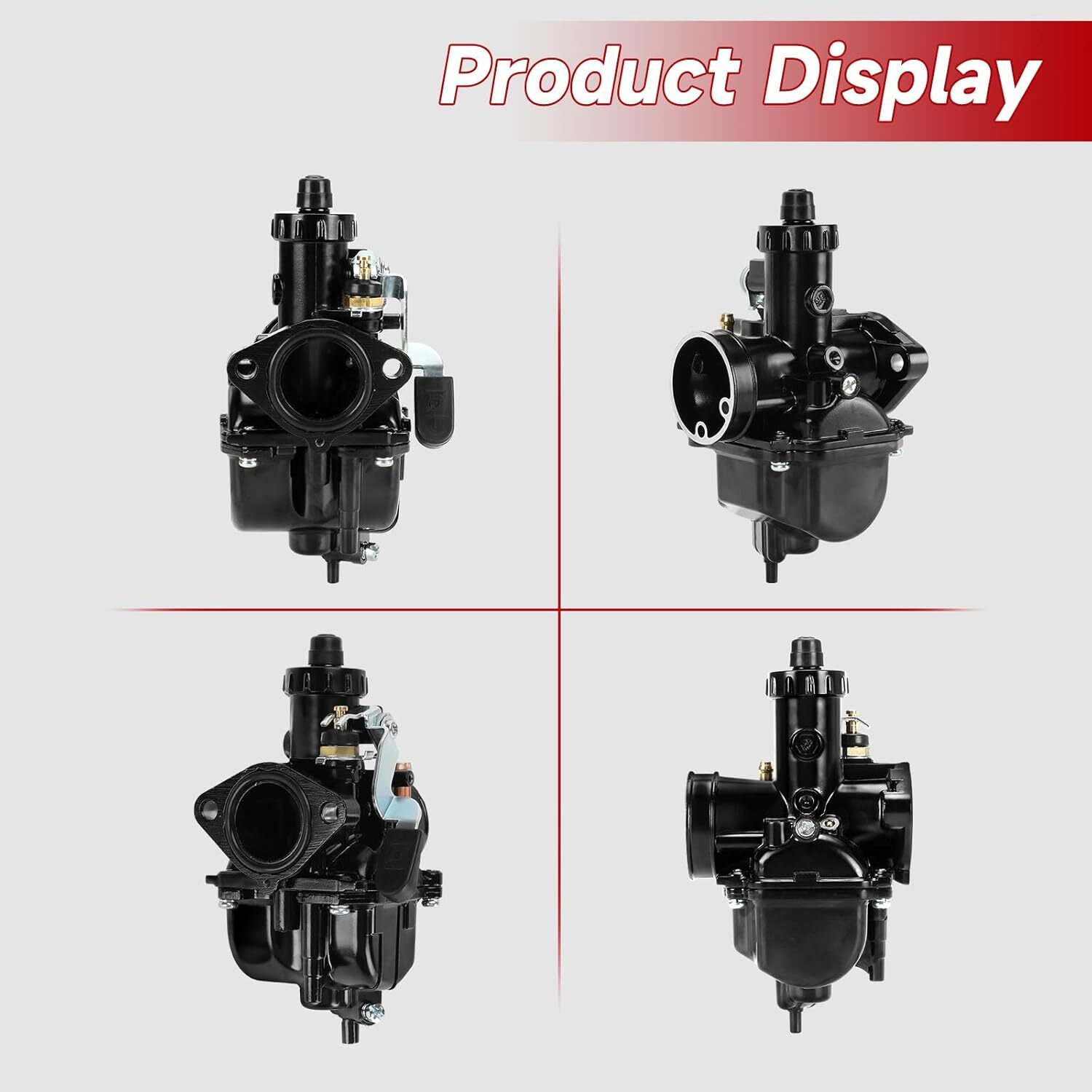 Black VM22 26mm Carburetor Throttle Cable Jet Kit For 196cc CT200U Mini Bike