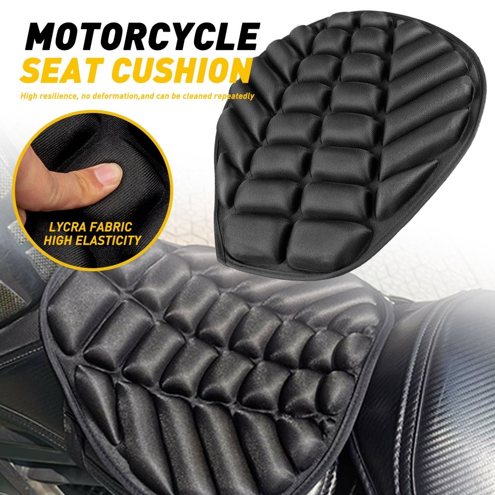 Motorcycle Seat Cushion Comfort Air Pad Seat Cover Gel Seat Pressure Relief