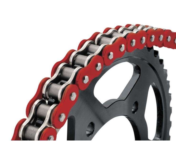 BikeMaster 197676 drive chain 530X120 BMXR ORING CHAIN RED RED